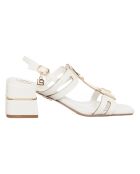 Sandales Neli blanches - Talon 6 cm