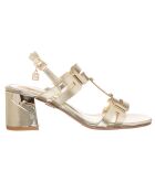 Sandales Tosu dorées - Talon 6 cm
