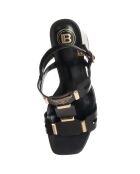 Sandales Gata noires - Talon 8.5 cm