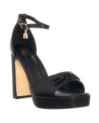 Sandales Rapi noires - Talon 11 cm