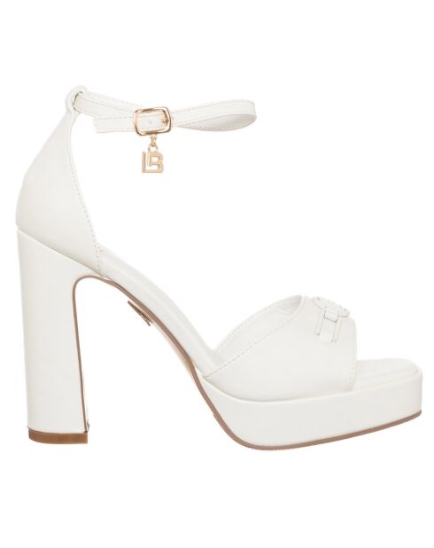 Sandales Eloa blanches - Talon 11 cm