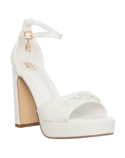 Sandales Eloa blanches - Talon 11 cm