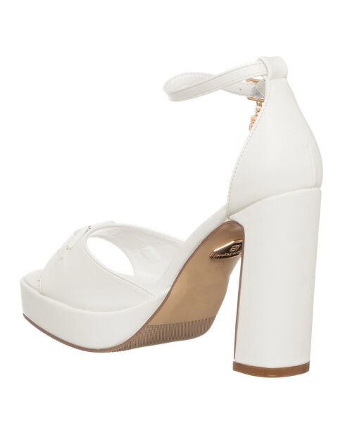Sandales Eloa blanches - Talon 11 cm