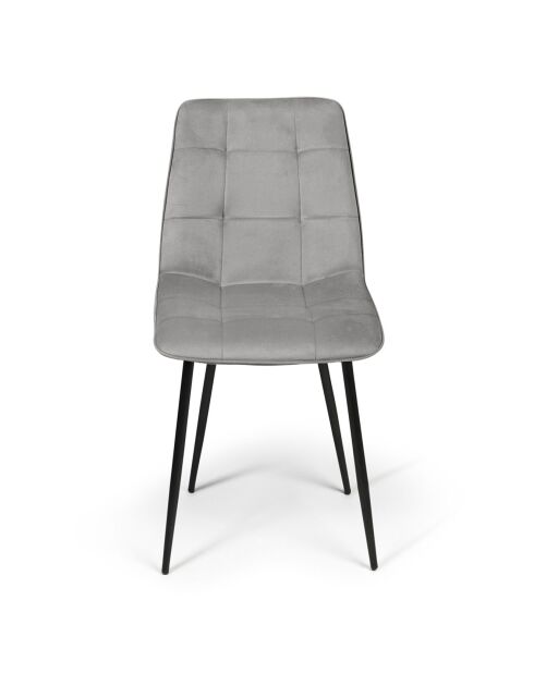 6 Chaises Linda multicolores - 46x57x86 cm