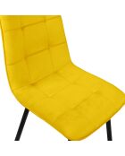 6 Chaises Linda multicolores - 46x57x86 cm