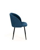 2 Chaises Nina bleu canard - 52x60x79 cm