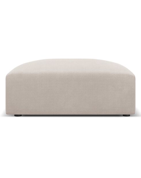 Pouf Esther beige - 100x100x41 cm
