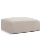 Pouf Esther beige - 100x100x41 cm