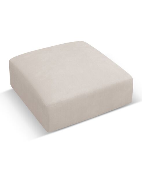 Pouf Esther beige - 100x100x41 cm