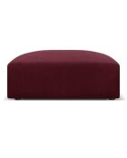 Pouf Esther bordeaux - 100x100x41 cm