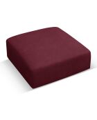 Pouf Esther bordeaux - 100x100x41 cm