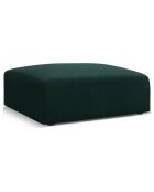 Pouf Esther vert bouteille - 100x100x41 cm
