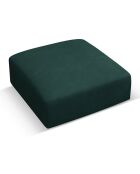 Pouf Esther vert bouteille - 100x100x41 cm