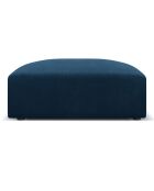 Pouf Esther bleu roi - 100x100x41 cm