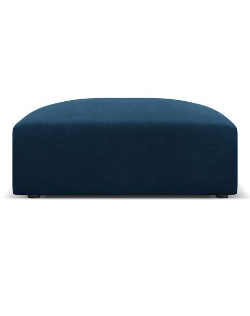 Pouf Esther bleu roi - 100x100x41 cm