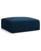 Pouf Esther bleu roi - 100x100x41 cm
