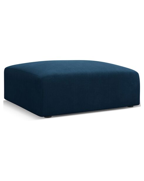 Pouf Esther bleu roi - 100x100x41 cm