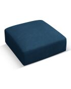 Pouf Esther bleu roi - 100x100x41 cm
