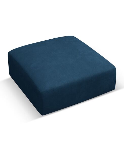Pouf Esther bleu roi - 100x100x41 cm