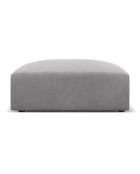 Pouf Esther gris clair - 100x100x41 cm