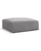 Pouf Esther gris clair - 100x100x41 cm