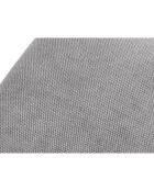 Pouf Esther gris clair - 100x100x41 cm