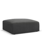 Pouf Esther gris foncé - 100x100x41 cm