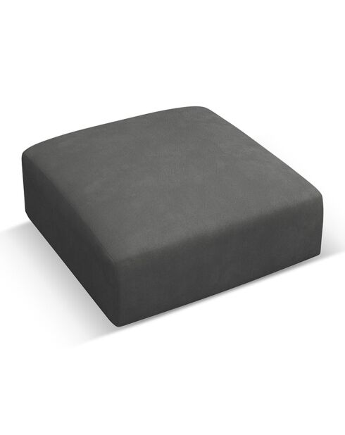 Pouf Esther gris foncé - 100x100x41 cm
