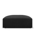 Pouf Esther noir - 100x100x41 cm