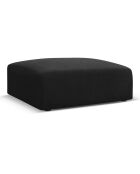 Pouf Esther noir - 100x100x41 cm