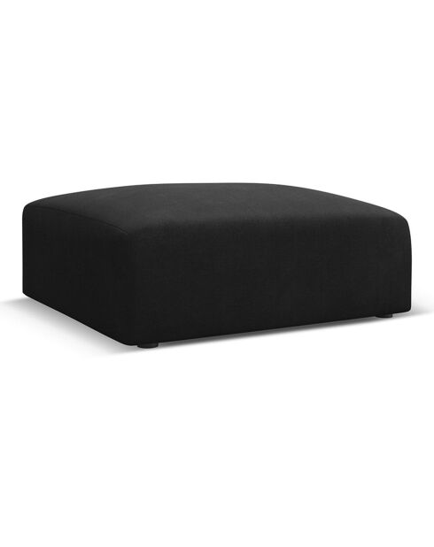 Pouf Esther noir - 100x100x41 cm