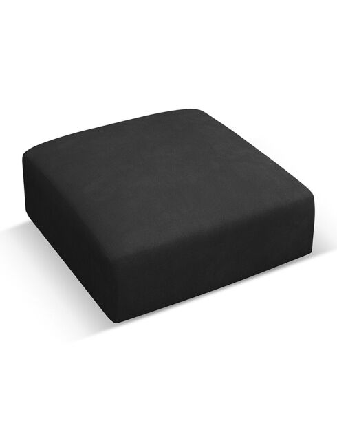 Pouf Esther noir - 100x100x41 cm