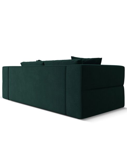 Canapé Esther 3 Places vert bouteille - 214x103x78 cm