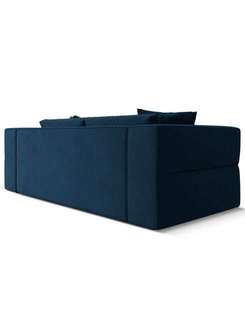 Canapé Esther 3 Places bleu roi - 214x103x78 cm