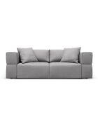 Canapé Esther 3 Places gris clair - 214x103x78 cm