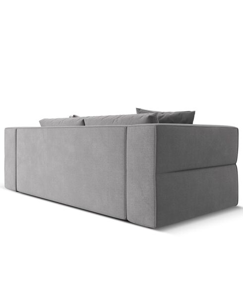 Canapé Esther 3 Places gris clair - 214x103x78 cm