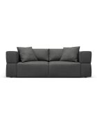 Canapé Esther 3 Places gris foncé - 214x103x78 cm