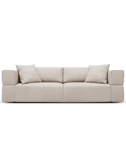 Canapé Esther 4 Places beige - 248x103x78 cm