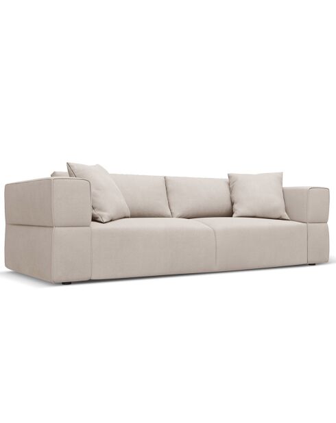Canapé Esther 4 Places beige - 248x103x78 cm
