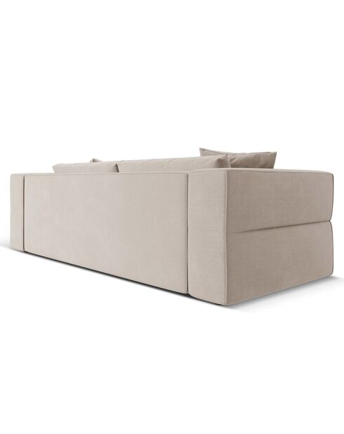 Canapé Esther 4 Places beige - 248x103x78 cm