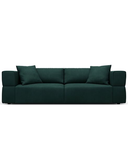 Canapé Esther 4 Places vert bouteille - 248x103x78 cm