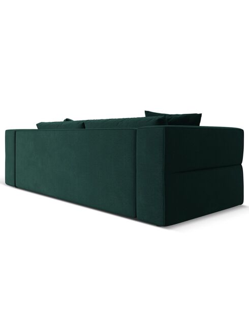 Canapé Esther 4 Places vert bouteille - 248x103x78 cm