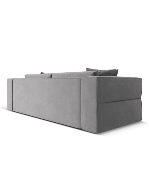 Canapé Esther 4 Places gris clair - 248x103x78 cm