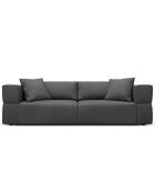 Canapé Esther 4 Places gris foncé - 248x103x78 cm