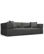Canapé Esther 4 Places gris foncé - 248x103x78 cm