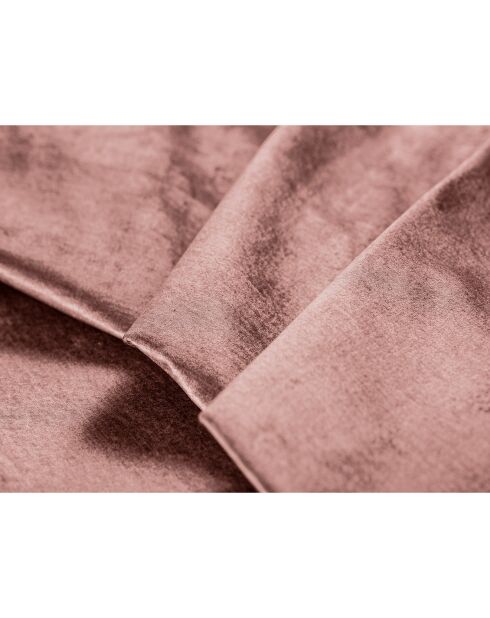 Canapé Velours Convertible avec Coffre Luca 3 Places rose - 250x105x87 cm