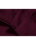 Canapé Velours Convertible avec Coffre Luca 3 Places rouge foncé - 250x105x87 cm
