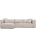 Canapé d'angle Gauche Esther 4 Places beige - 305x175x78 cm