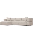 Canapé d'angle Gauche Esther 4 Places beige - 305x175x78 cm