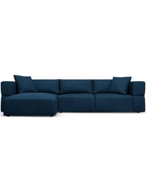 Canapé d'angle Gauche Esther 4 Places bleu roi - 305x175x78 cm